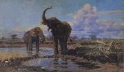 unknow artist Elephant china oil painting artist